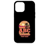 ABC Islands Trip 2025 Retro Sunset Family Vacation Souvenir Case for iPhone 12 Pro Max