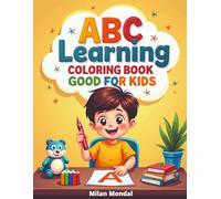 ABC Learning Coloring Book for Kids: Fun Alphabet, Shapes, and Cute Animals