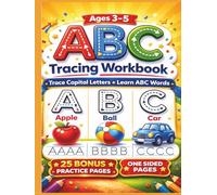 ABC Letter Tracing Workbook: Capital Letter Practice for Toddlers and Preschoolers | Learn to Trace Uppercase Letters A-Z with Fun Coloring Pages (KushPar Early Learning Workbook)