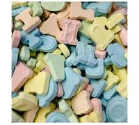 ABC Letters Fruit Flavour Candy Sweets - Colourful Alphabet Shaped Treats - Retro Sweets Bag (2000g)