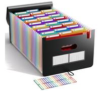 ABC life 26 Pockets Accordian File Organizer Keeper/Expanding Filling