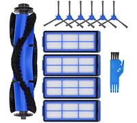 ABC life Accessories Kit for Eufy RoboVac 11S Max, Replacement Parts for RoboVac 15C Max 30C Max Robotic Vacuum Cleaner 12 Pack, Includes 4 Filters, 6 Side Brushes, 1 Main Brush,1 Cleaning Brush