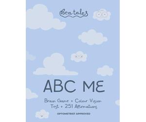 ABC Me - An Empowering Alphabet Book for Every Child: Includes a Brain Game, Vision Test & 251 Positive Affirmations | Created with Color-Blind-Friendly Design