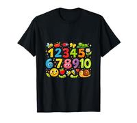 ABC Numbers Kids Cute Caterpillar Learning Alphabet Toddler T-Shirt