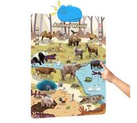 ABC Poster - With Sound Interactive Entertaining Learning Materials, Children's Reading Aids, for Home, Classroom, School, Family Time, Indoor, Outdoor, Holiday, Birthday