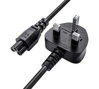 ABC Products® C5 Cloverleaf Mickey Mouse Power Supply Adapter Cord Mains Cable Lead UK Plug for Laptop Acer Dell HP Compaq Sony Toshiba Vaio Delta etc 1.8M Long