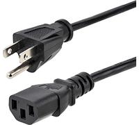 ABC Products USA United States America Canada C13 Kettle PC Computer Power Supply Adapter IEC Cord Mains Cable Lead Plug for Monitor, Printer, Photocopier, Screen, TV, Treadmill, Audio, Amp 1.8M Long