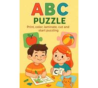 ABC puzzle: Print, color, laminate, cut and start puzzling