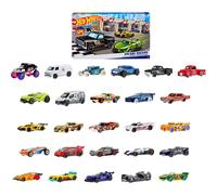 ABC Racers, 26 Hot Wheels Cars in 1:64 Scale with Letters of the Alphabet, Learn to Spell & Read with Hot Wheels Toy Cars, HKL76
