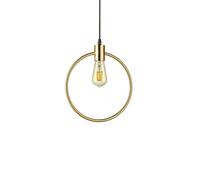 ABC Round Ceiling Pendant Light - Antique Brass