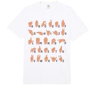 ABC Sign Language Alphabet Interpreter ASL Interpreter Comfort Colors Adult Heavyweight T-Shirt