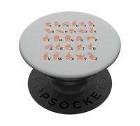 ABC Sign Language Alphabet Interpreter ASL Interpreter PopSockets Adhesive PopGrip