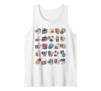 ABC Space Alphabet T-Shirt - Astronomy Learning Educational Tank Top