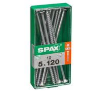 ABC SPaX T-Star Plus-The All-Purpose Screw 5.0 x 120 MM / Pack of 200 / Countersunk Head Galvanised Yellow Chromated