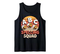 ABC Spelling Squad Teacher Student Retro Team Tank Top