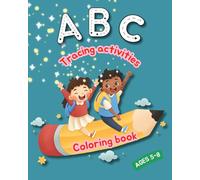 ABC Tracing Activities: Line Tracing, Maze, Alphabet, Animals and Drawing Space for Preschool Kids.