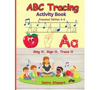 ABC TRACING Activity Book: Pre-School Edition 3-6 Years Old