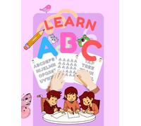ABC Tracing Workbook: Fun and Easy Letter Practice for Kids: Trace Capital Letters A-Z with Simple Words to Build Early Literacy