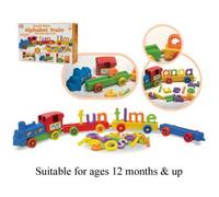 Abc Train Set Med By Atoz Toys - Multicolour