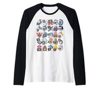 ABC Under The Sea T-Shirt - Ocean Animals Alphabet Raglan Baseball Tee