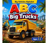 ABC with Big Trucks: A Fun Early Learning Book with Trucks, Cars, Airplanes, Excavators & Construction Vehicles for Toddlers Ages 2-5 (Big Vehicles Learning Series)
