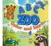 ABC ZOO: ABC Zoo Learn the Alphabet with Animals | A Coloring and Free Drawing Book for Toddlers and Preschool Kids