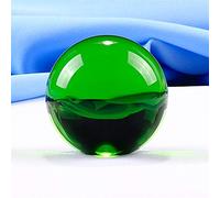 ABCBCA 1 Piece 9 Color Crystal Ball Globe Various Glass Ball Globe Home Decoration Feng Shui Crafts For Gifts Home Decoration (Color : Green, Size : 4 cm)