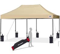 ABCCANOPY 2.5x2.5M Commercial Pop-Up Canopy Instant Shelter Carry Bag Beige