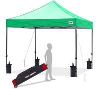 Abccanopy 3x3m Pop Up Gazebo Fully Waterproof Gazebo with Upgraded Rolling Bag, 4 Weight Bags, Pegs and Ropes (Fruit Green)