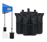 ABCCANOPY Heavy Duty Premium Instant Shelters Gazebo Weight Bags for Pop up Gazebo, Outdoor Patio, Backyard - Set of 4-50lb Capacity per Bag