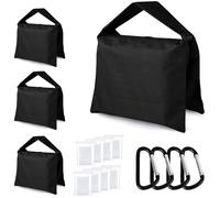 ABCCANOPY Industrial Grade 4PCS Weights Bag for Photo Video Studio Stand,Gazebo,Backyard,Outdoor Patio,Sports,Hammock,Bonus Clips