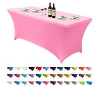 ABCCANOPY Spandex Tablecloths for 5 ft Home Rectangular Table Fitted Stretch Table Cover Polyester Tablecover Lash Bed Cover Table Toppers Massage Table Cover