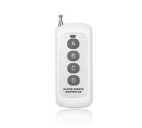 (ABCD 4 Buttons) 433mhz Remote Control Long Range Wireless Presenter Controller RF Module ABCD 2/4 /6/8 Keys Remote Control