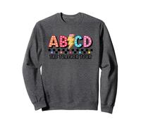 ABCD Letters Lightning Bolt Design Sweatshirt