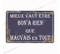 ABCDEFG CUISINE French Club metal tin sign vintage wall plaque poster signs 20x30cm