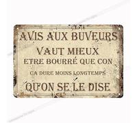 ABCDEFG CUISINE French Club metal tin sign vintage wall plaque poster signs 20x30cm