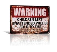 ABCDEFG - Garage Sign - Shabby Chic Sign - Bar Pub Cafe Home Garage ation - Bar Signs for Home Bar - Man Cave Sign | Metal Signs Vintage UK | Metal Wall Signs | Funny Metal Signs