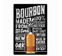 ABCDEFG - Metal Tin Signs - DAD'S BBQ ZONE - Retro Tin Wall Decor for Kitchen, Home Bar Gifts for Men, UK Funny Metal Signs - Perfect Man Cave Accessories