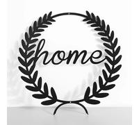 ABCDEFG Metal Wall Art - Wreath - Wall Art,Wall Decor,Black Wall Art,Wall Art for Living Room,Bedroom Wall Art,Wire Wall Art,Wall Art Décor,Modern Wall Art,Wall Art Décor