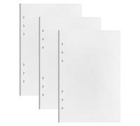 ABCDPP 3 Pack A5 Refills Paper, 135 Sheets/270 Pages A5 Insert Thick Refillable Paper, A5 Notebook Refill, 6 Hole Loose Leaf Punched Paper Refill Pad for Planner and Note Taking (A5-Dotted)