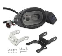 ABCERRSI 20W Headlight Kit,Motorcycle lens Front Headlamp LED Light External with Control Switch, Bracket and Screw for Surron Light Bee X and S X260 X160 Segway Dirt Bike