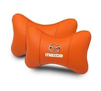 ABCHL 2 Pieces Car Headrest for Mazda Tribute 2001-2007,Car Neck Pillow,Seat Headrest,Neck Pillows For Driving,Headrest Cushions,Breathable,Soft,Comfortable,Orange