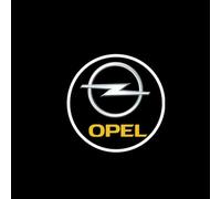 ABCHL 2 Pieces Door Projector Lights for Opel Astra G 1998-2005 G,Hd Led Original Logo Light,Welcome Puddle Lights,Car Door Logo Light,Car Accessories,B