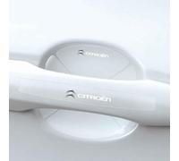 ABCHL 8Pcs Car Door Handle Protector for Citroën C1 2005-2014 PM PN,Carbon Fibre Scratch Guard,Auto Door Cup Stickers,Paint Protection Film,Anti-Scratch Trim Accessories,normal-A