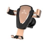 ABCHL Car Phone Holder for Mitsubishi Colt 1978-2012,Air Vent Car Phone Mount,Air Vent Car Phone Mount Cradle,Cradle Stand Reliable Stable,360° Rotation, gold