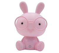 Abcidubxc Night Lights LED USB Cartoon with Glasses Cute Cute Rabbit Decoration Night Light Table Lamp