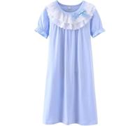 ABClothing Kids Playful Nightie Colorful Printed Sleep Dress Fun Patterns