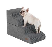 ABCPET Dog Step for Bed, Dog Stair 4-Step 35D Pet Stair 19.7" H for High Bed or Sofa Non-Slip Balanced Pet Step Indoor, Grey