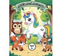 ABC's And Animals Coloring Book For Kids: Over 50 Big And Easy Alphabet Animal Coloring Pages