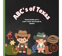 ABC's Of Texas: An educational and fun coloring book all about Texas. This is for children ages 3-8 and has a glossy cover.